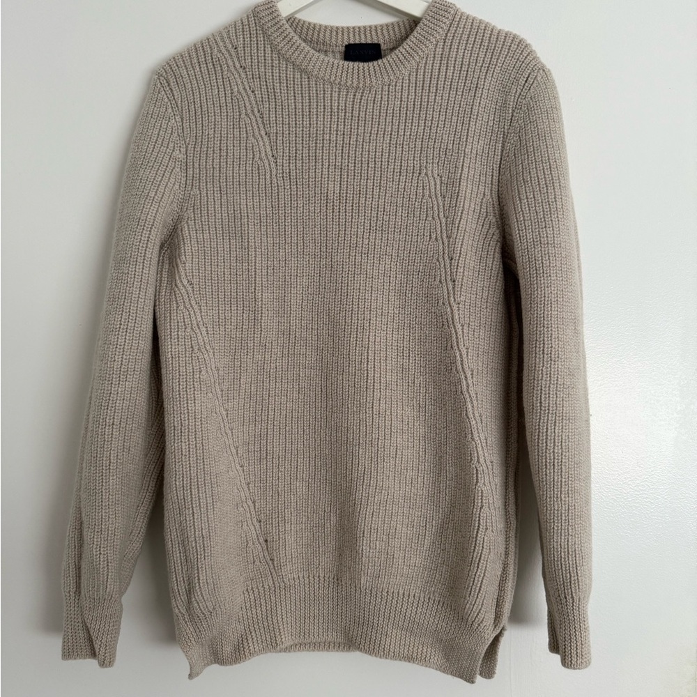 Lanvin Light Grey Wool Sweater
